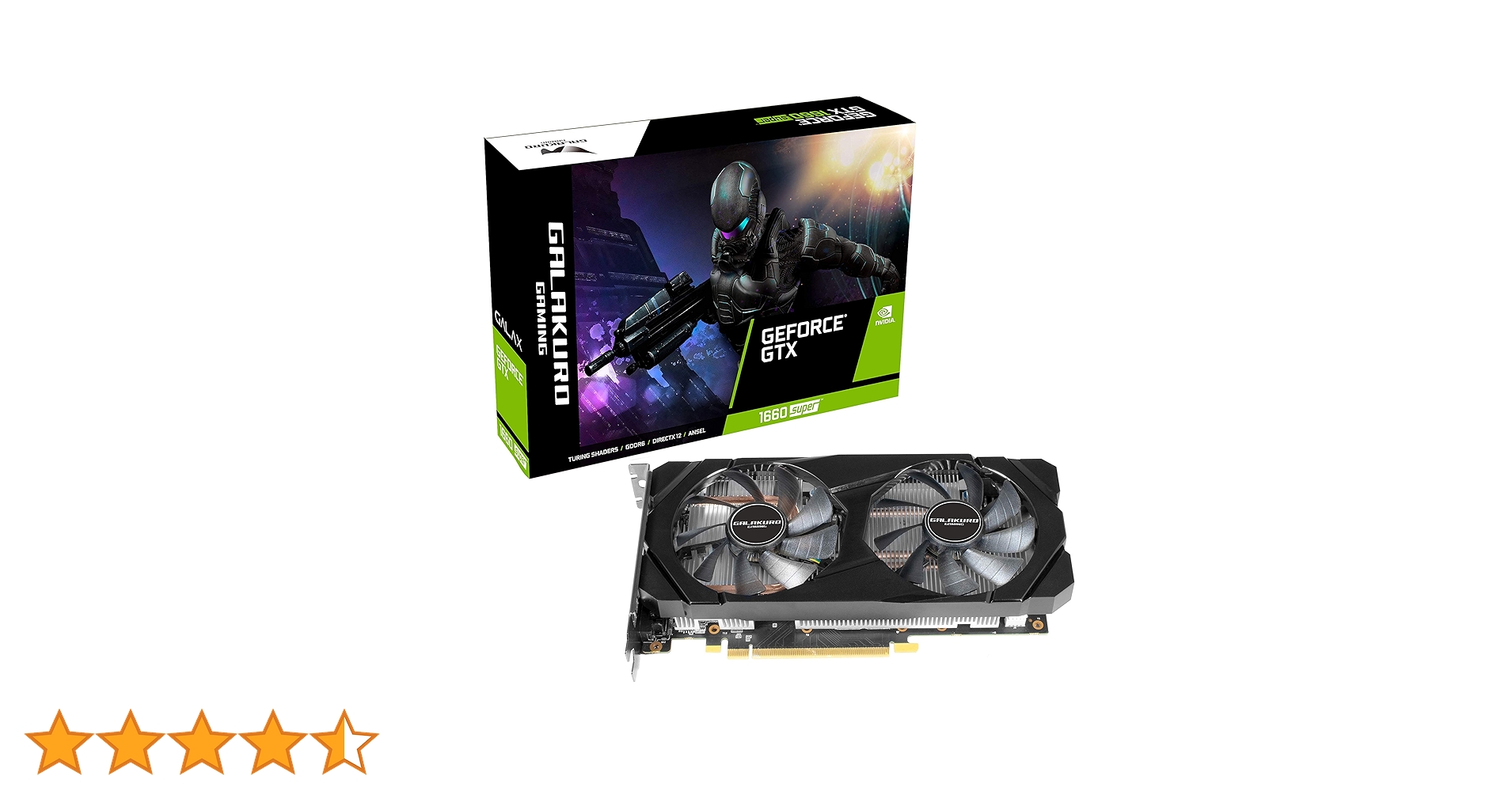 GTX1660 SUPER 4枚セット GG-GTX1650SP-E4GB/DF | NVIDIA GEFORCE GTX 1650 Super 搭載